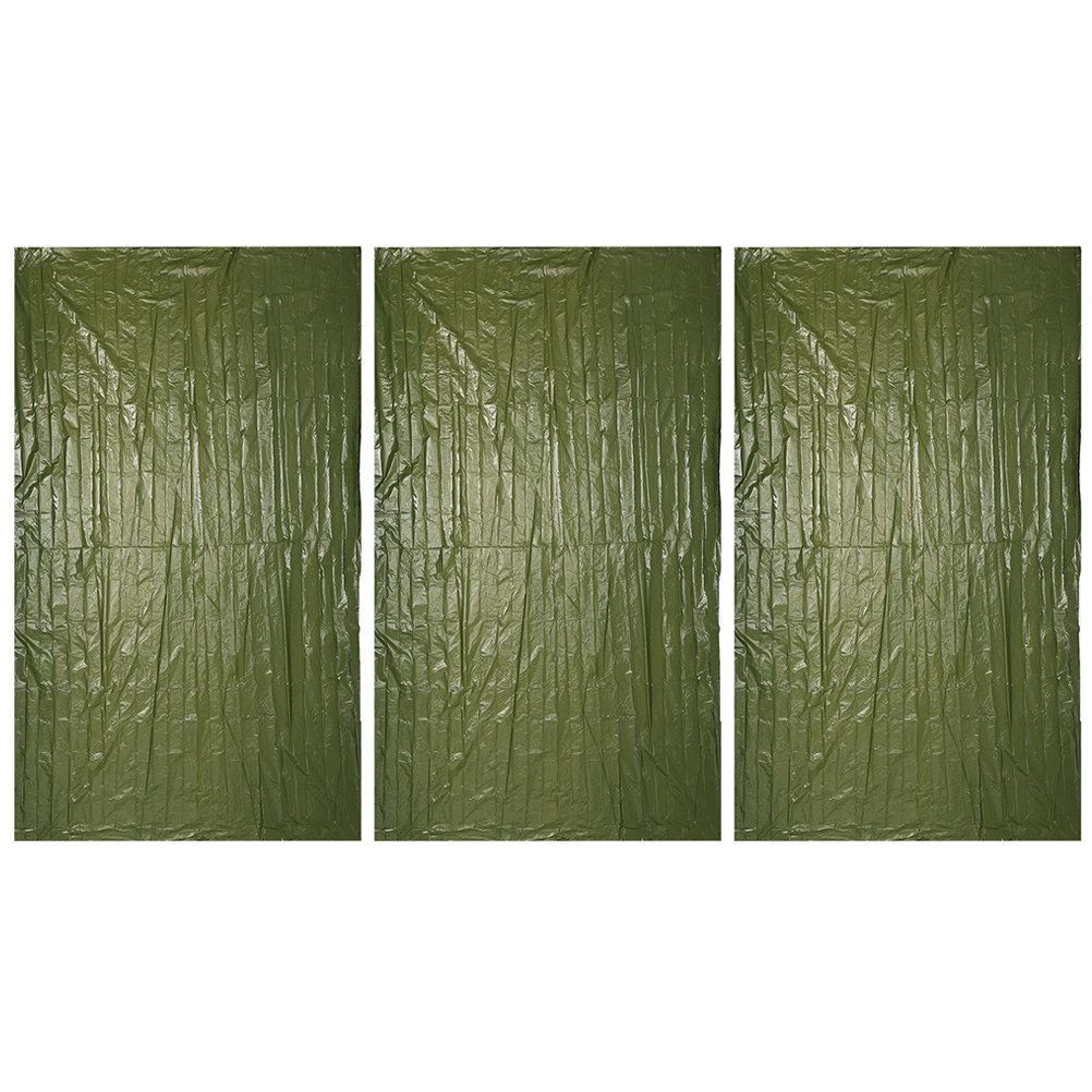 3Pcs Outdoor Emergency Blanket - огляд і ціна Survival Blanket Reflective